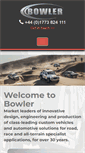 Mobile Screenshot of bowlermotorsport.com