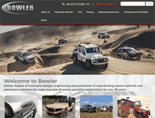 Tablet Screenshot of bowlermotorsport.com